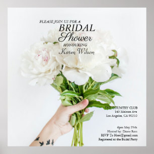 Affiche Carte magnétique pour RSVP à l'invitation de la do