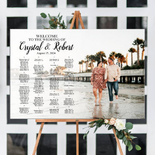 Affiche Carte mariage avec photo