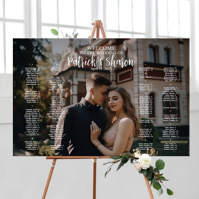 Affiche Carte mariage avec photo (Créateur téléchargé)