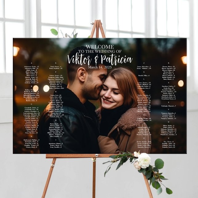 Affiche Carte mariage avec photo (Créateur téléchargé)