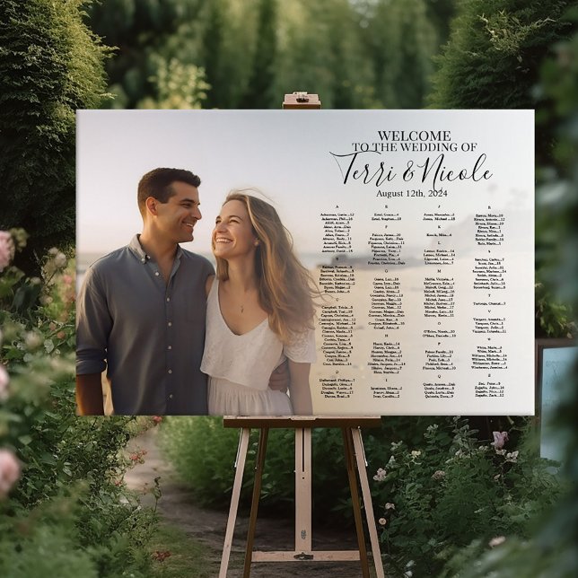 Affiche Carte mariage avec photo (Créateur téléchargé)