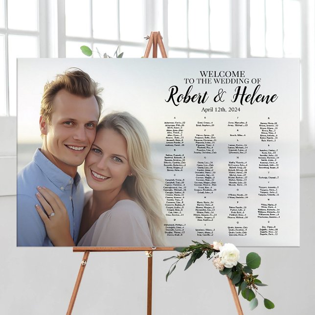 Affiche Carte mariage avec photo (Créateur téléchargé)
