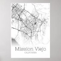 Carte Mission Viejo - Californie - Carte de la vil