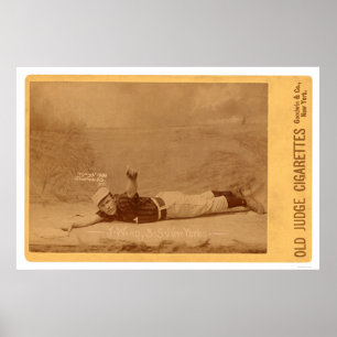 Affiche Carte Monte Ward Baseball 1889