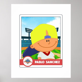 Affiche Carte Pablo Sanchez