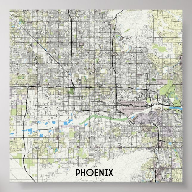 Affiche Carte Phoenix (Devant)