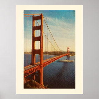 Affiche Carte postale Golden Gate Bridge