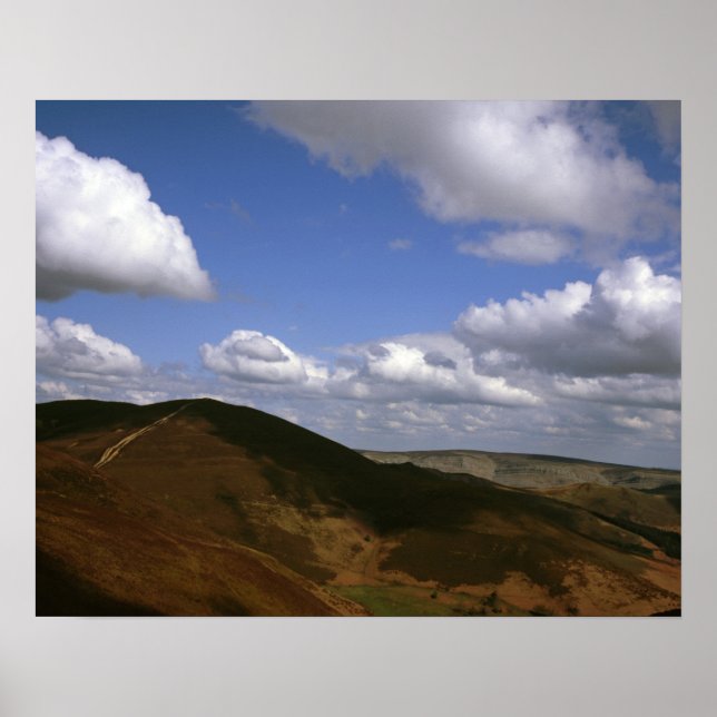 Affiche Carte postale Moel y Gamelin Llangollen Wales (Devant)