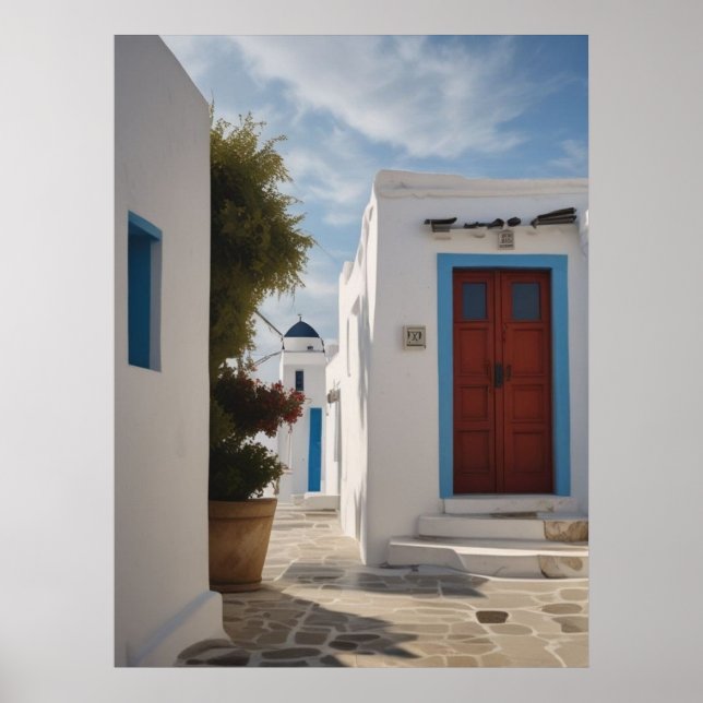 Affiche Carte postale Mykonos Grèce Travel (Devant)