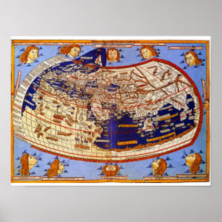 Affiche Carte Ptolemy