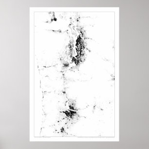 Affiche Carte routière du recensement de Cascadia