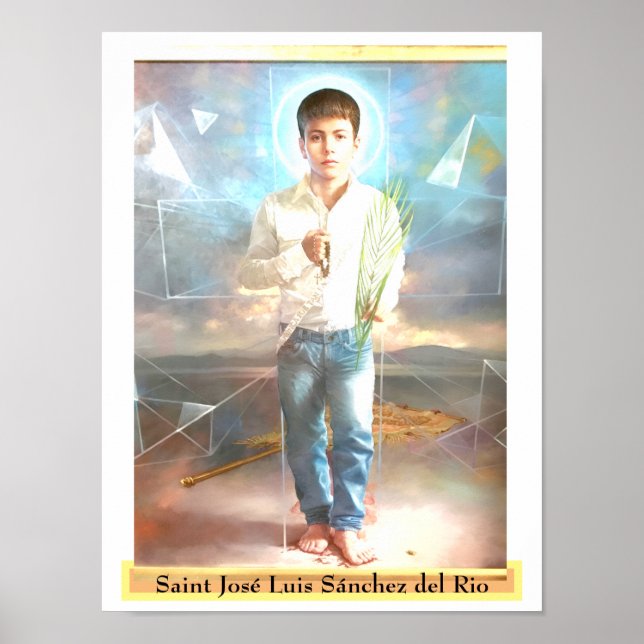 Affiche Carte Saint José Luis Sánchez del Rio (Devant)