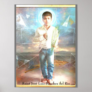 Affiche Carte Saint José Luis Sánchez del Rio