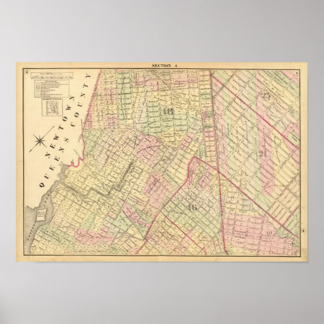 Affiche Carte Sec 4 Brooklyn (Devant)