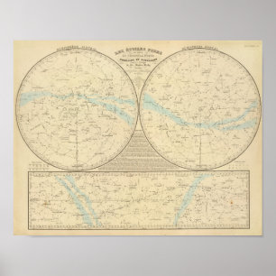 Affiche Carte Stars fixes