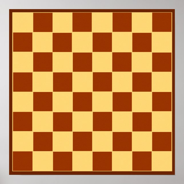 Affiche Carte TAG 8x8 Checkers (aimants frigo 1-1/4") (Devant)