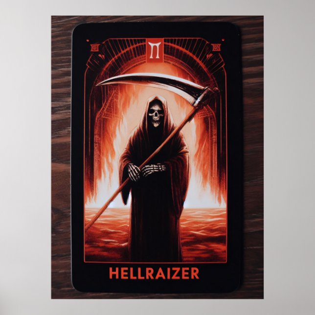 Affiche Carte Tarot de l'outil HellRaizer (Devant)