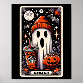 Affiche Carte Tarot Ghost mignonne Saison Éffrayante Jack-