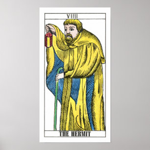 Affiche Carte Tarot Hermit