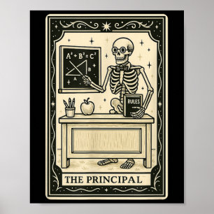 Affiche Carte Tarot Principal - Halloween Soky Gothic S