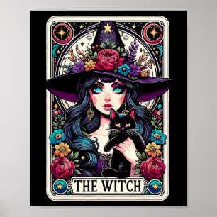 Affiche Carte Tarot Sorcière Vibes de cuisine gothique d'H