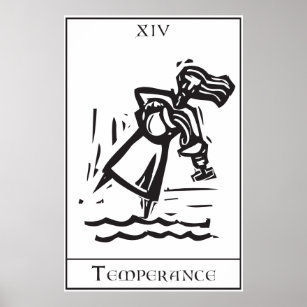 Affiche Carte Tarot Température