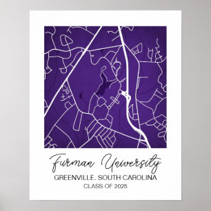 Affiche Carte universitaire personnalisée, carte personnal