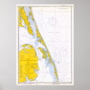 Affiche Carte vintage des banques externes NC (1972)