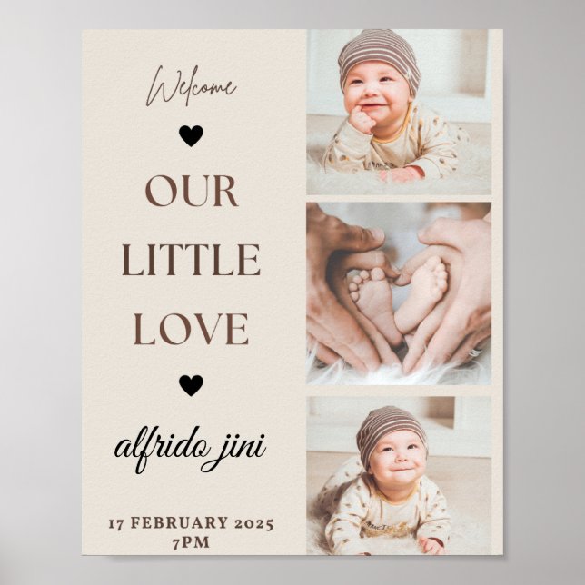 Affiche carte welcom (Devant)