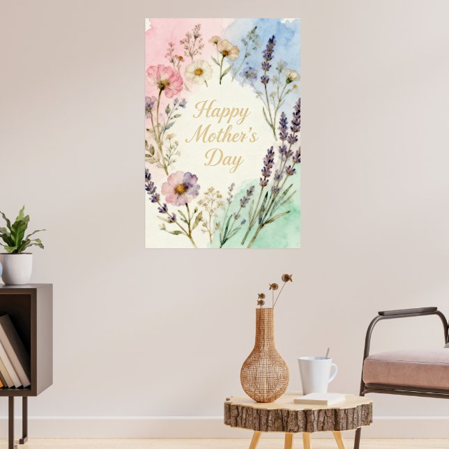 Affiche Cartel Happy Mothers Day (Salon 3)