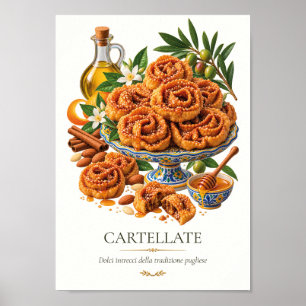 Affiche Cartellate – Vintage Italian Dessert