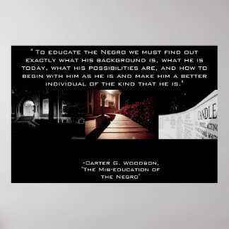 Affiche Carter G Woodson-New