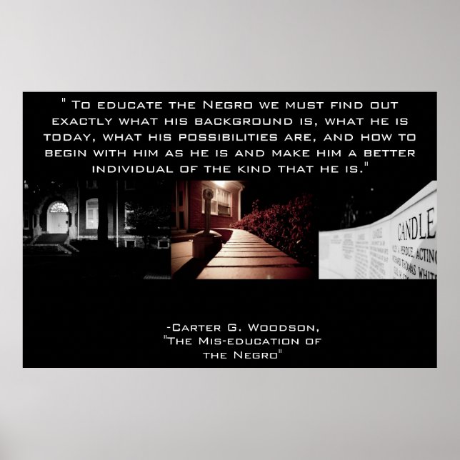 Affiche Carter G Woodson-New (Devant)
