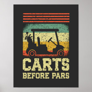 Affiche Cartes avant pars   Funny Golf