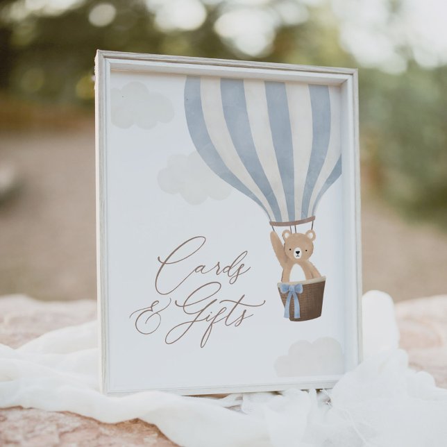 Affiche Cartes Baby showers et cadeaux pour ours en peluch (Créateur téléchargé)