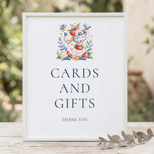 Affiche Cartes Cadeaux Panneau Bébé Silly Goose à la Mûre