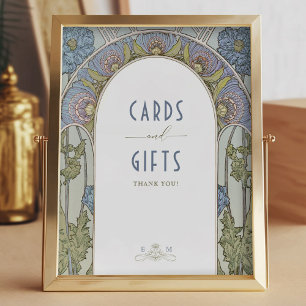 Affiche Cartes & Cadeaux Signale Art Nouveau Vintage par M