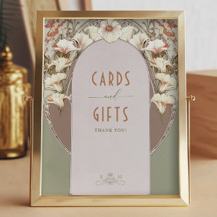 Affiche Cartes & Cadeaux Signale Art Nouveau Vintage par M
