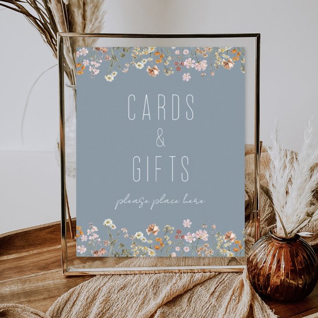 Affiche Cartes de Fête des mariées Fleur sauvage Dusty (Créateur téléchargé)