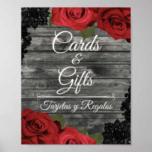Affiche Cartes de mariage à l'enseigne des Roses Rouges Ru