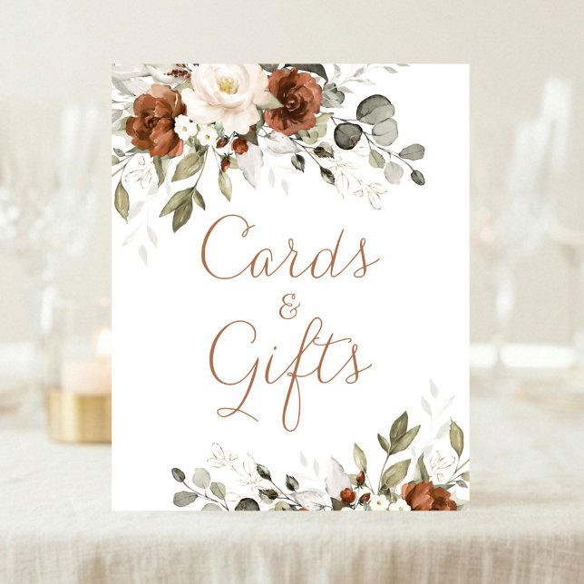 Affiche Cartes de mariage et enseigne de cadeaux en verdur (Créateur téléchargé)