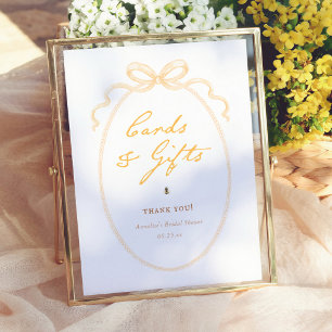 Affiche Cartes de mariage fantaisistes abeille à miel & Ca