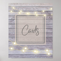 Cartes de mariage ou de Baby shower rustique à la 