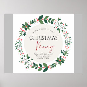 Affiche cartes de noël