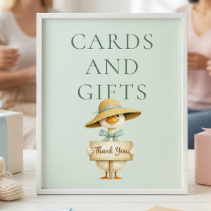 Affiche Cartes de Oie Drôle Imprimables Cadeaux Signe Baby