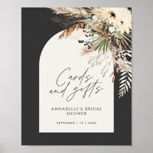 Affiche Cartes de pampas pour enterrement de vie de jeune