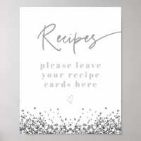 Cartes de recettes de fêtes prénuptiales REGINA Si