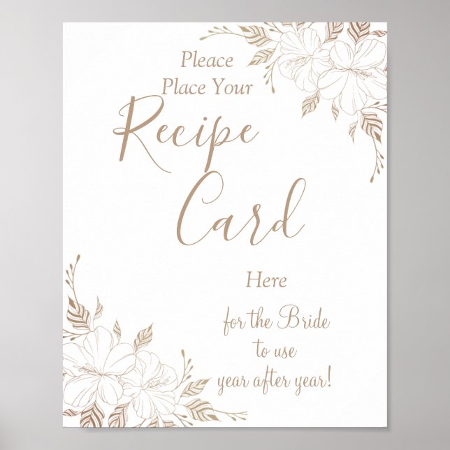 Affiche Cartes de recettes de lignes fantaisie, pancarte d (Devant)