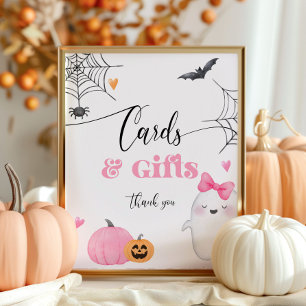 Affiche Cartes d'halloween Little Boo et cadeaux