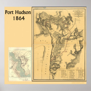 Affiche Cartes du Hudson de port